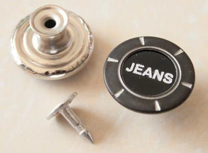 Jeans Brass Shank Alloy Iron Trousers jacket Pants Metal Prong Snap Denim Tuck Buttons Garment Accessories (B279)