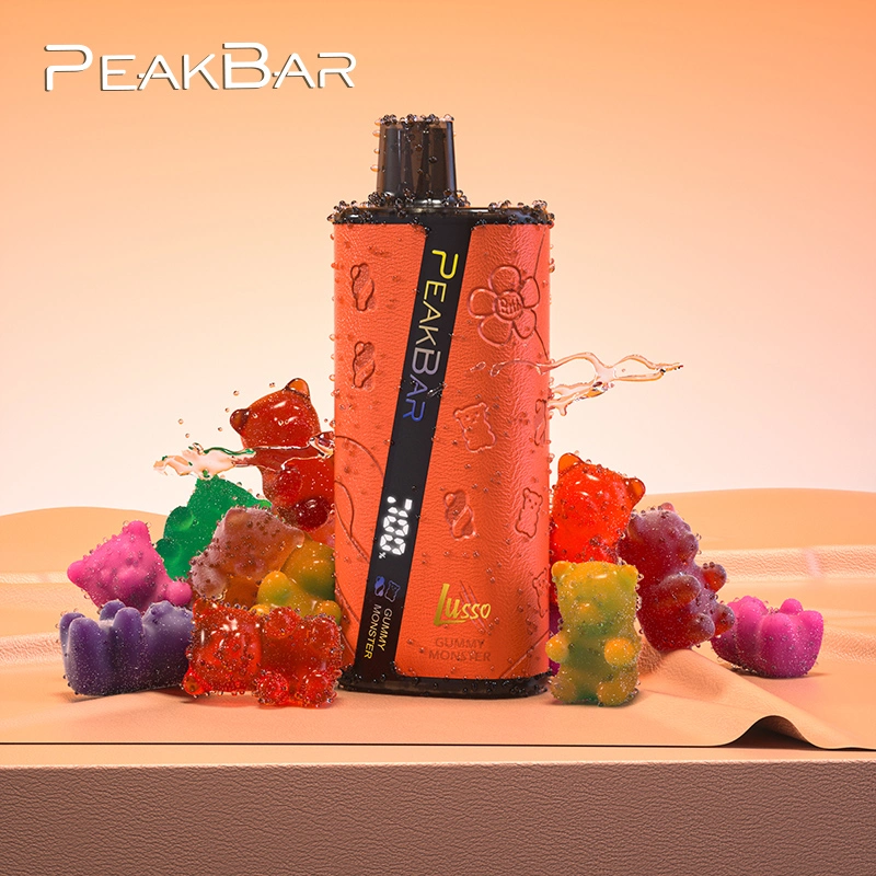 Peakbar 18ml 8200 Puffs Wholesale/Supplier Disposable/Chargeable E Cigarette Wax Display Kit de inicio de lápiz VAPE sin pantalla