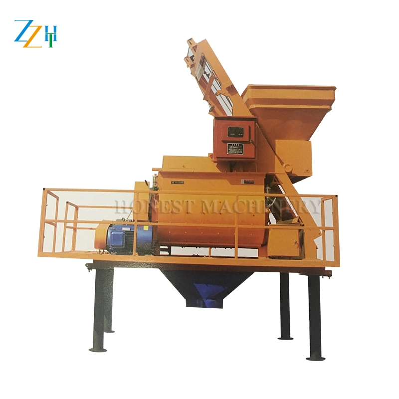 Large Capacity Widely Used Low Cost Twin Shaft Concrete Mixer