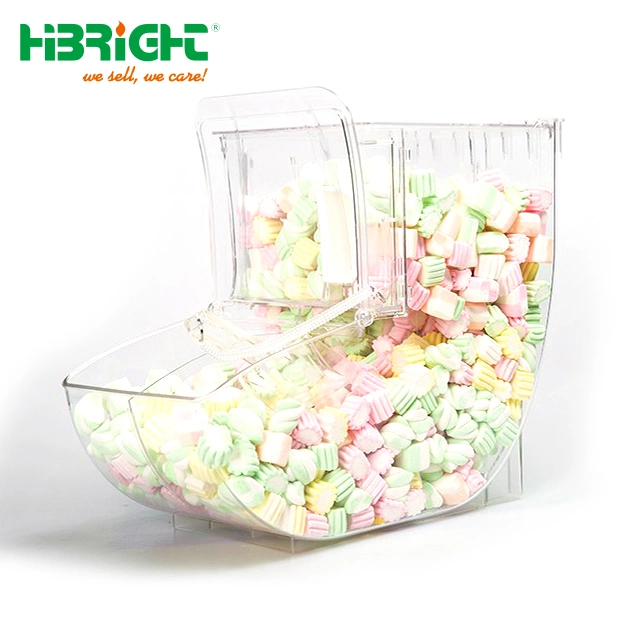 Retail Store Supermarket Plastic Food Grade Acrylic Candy Box