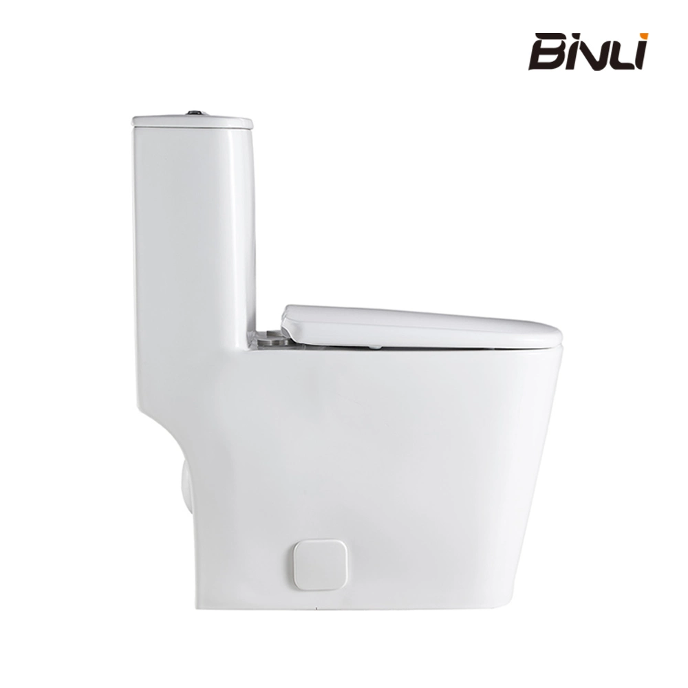 Wholesale/Supplier Best Economical Ceramic White Siphon One Piece Toilet Bowl Toilet Sanitary for Bathroom