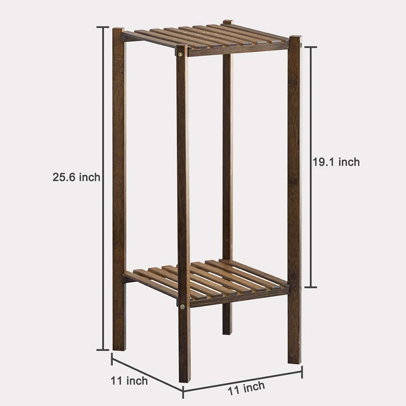 2 support de niveau usine rack Étagère multiples Titulaire Flower Pot intérieur extérieur semoir Affichage de l'unité de rayonnages pour jardin patio