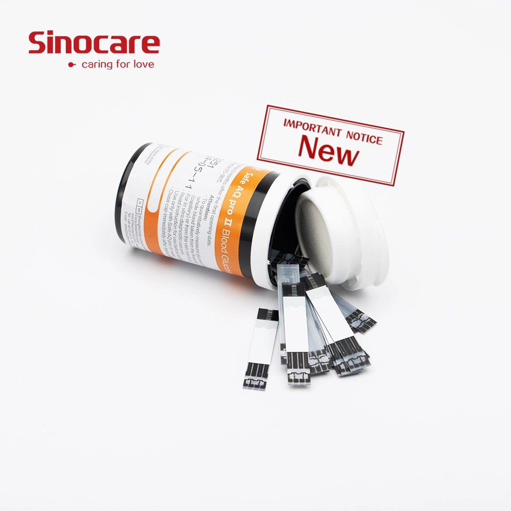 Sinocare Blood Glucose Meter Wholesale/Supplier Price Reliable Quality Blood Glucose Meter Plus Blood Glucose Test Strips Blood Glucose Needle Set