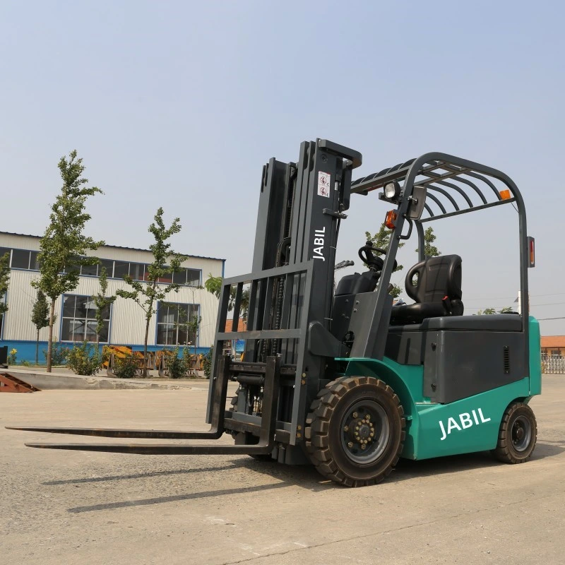 China Manufacturer 2.5ton with Side Shift and Solid Tyres Counterbalance Mini Electric Forklift Price