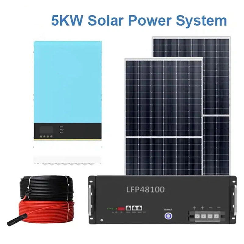 off Grid Solar System 3kw 5kw 10kw Home Solar Panel Kit 10kw 10 Kw Solar Power System for Prefab Houses