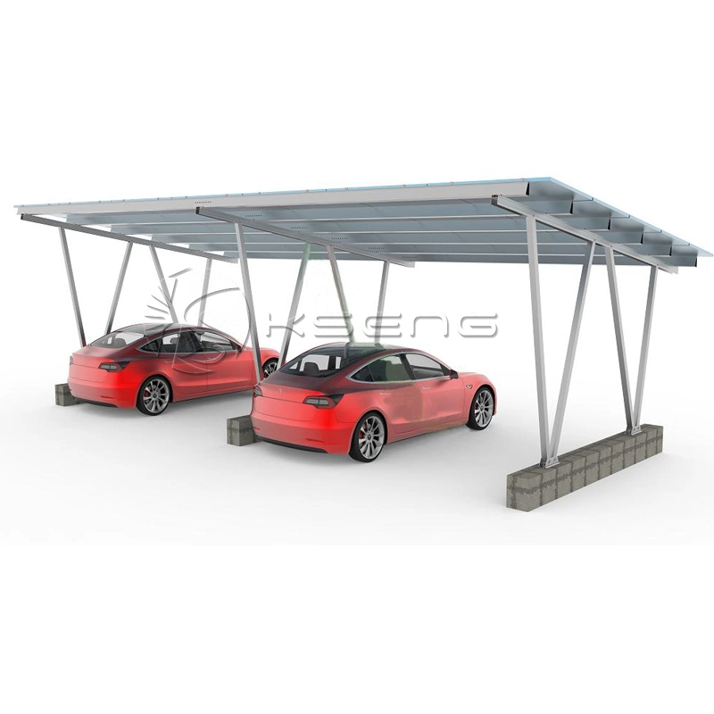 Low Budget Strcutre Carport Solar Car Canopy Solar Car Parking Shed for Solar Carport Mounting Rack System