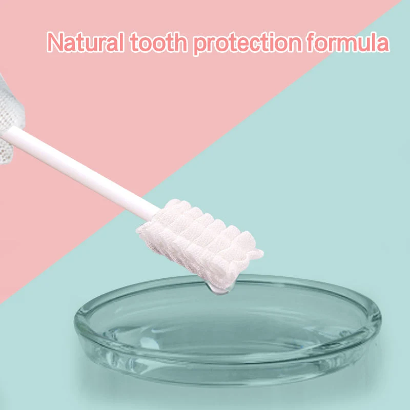 Hot Selling Disposable Cotton Toothbrush Oral Tooth Cleaner