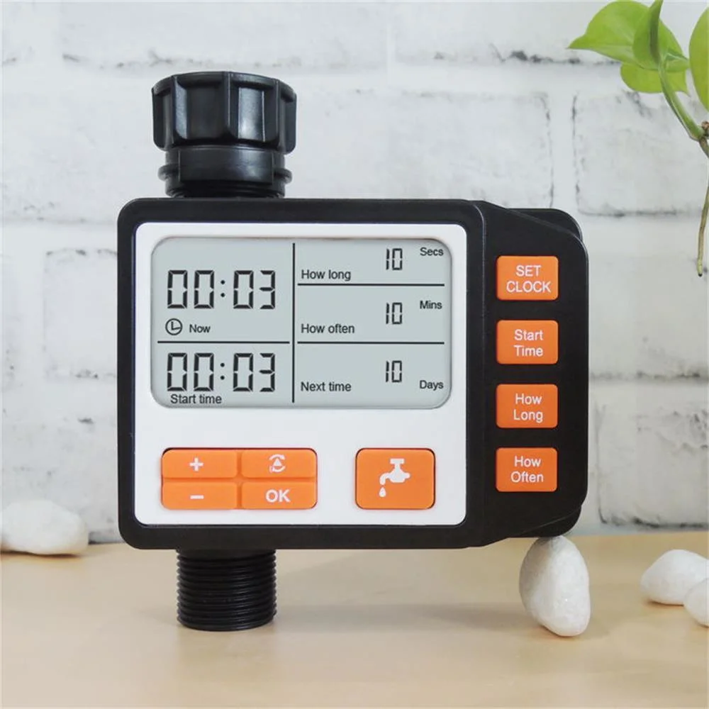 Agricultural Garden Farm Lawn Automatic Large Screen Waterproof Programmable Timed Watering Irrigation Timer Controller