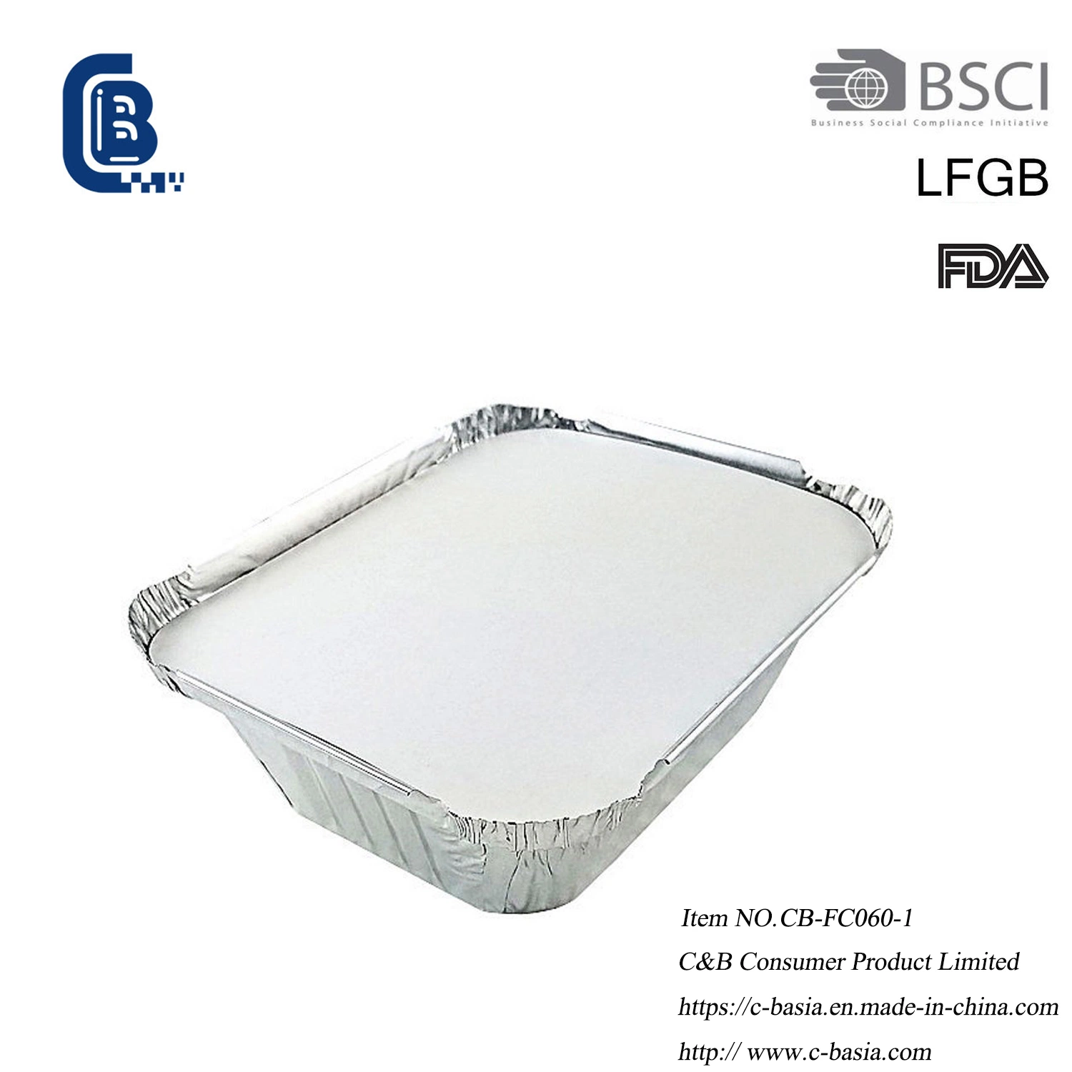 Disposable Aluminum Foil BBQ Grill Baking Food Food Packaging Container