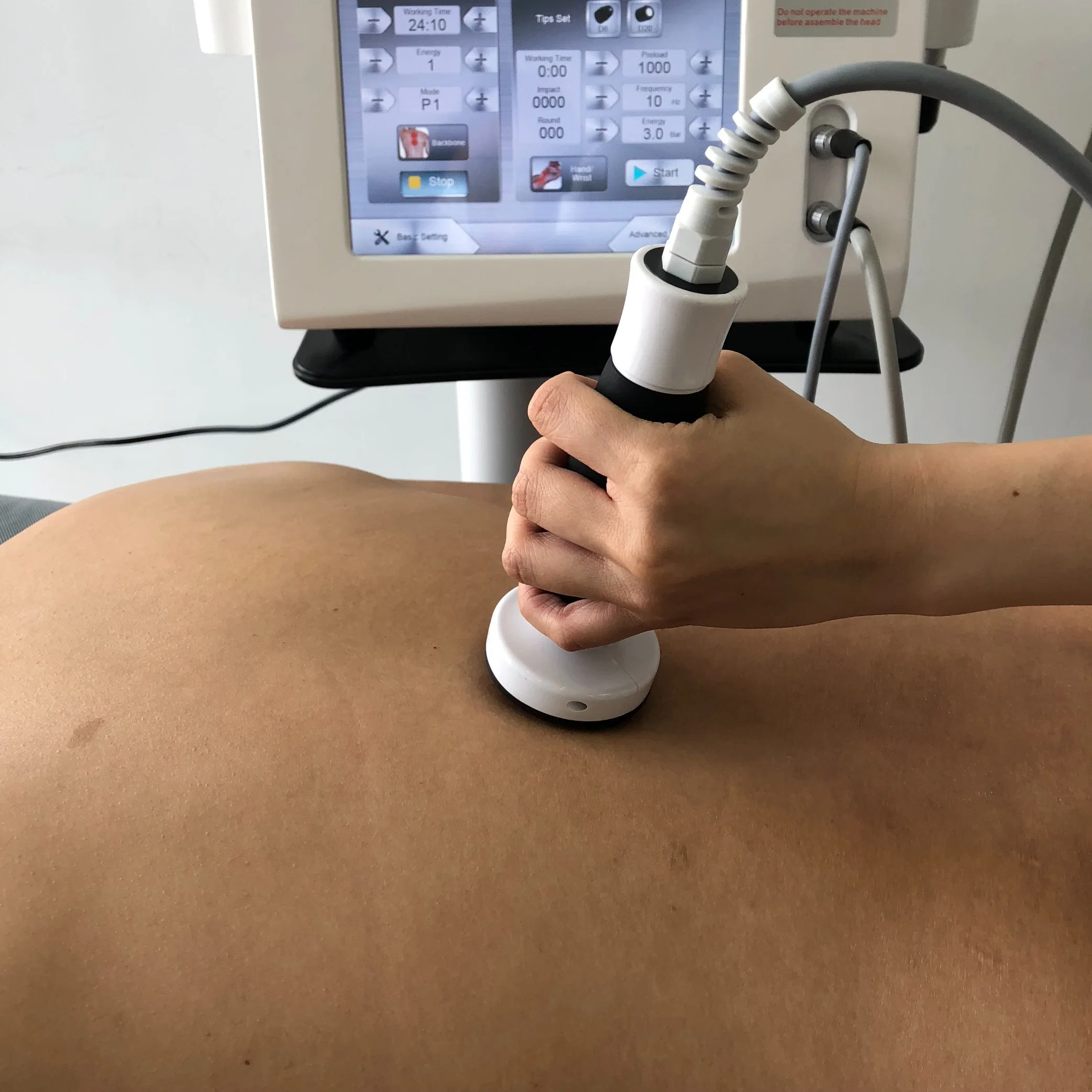 Shockwave de thérapie et de thérapie par ultrasons pour soulager la douleur et inflammation chronique