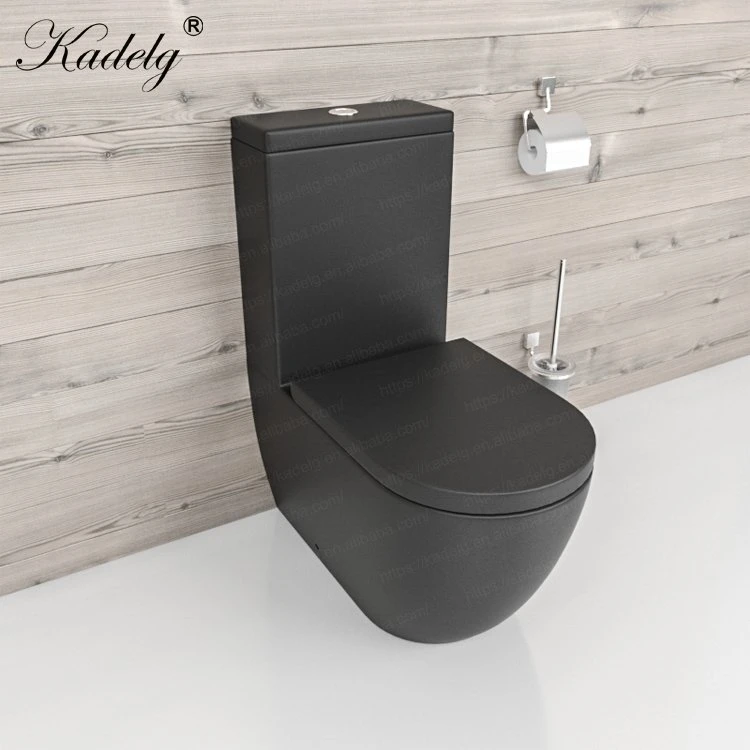 Matte Black Twyford Toilet Watermark Toilet Sanitary Ware
