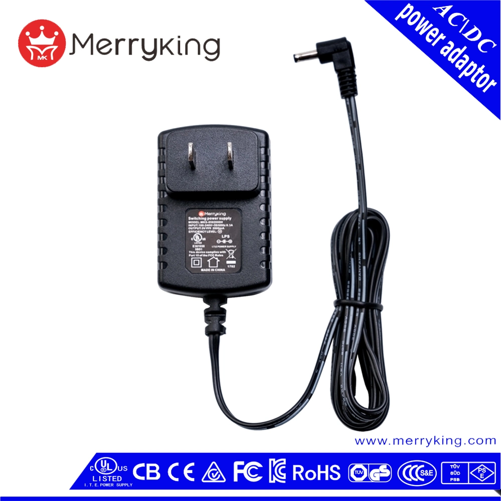 Free Sample Us Plug AC DC Adaptor 15V 0.8A 12W Switching Mode Power Adapter