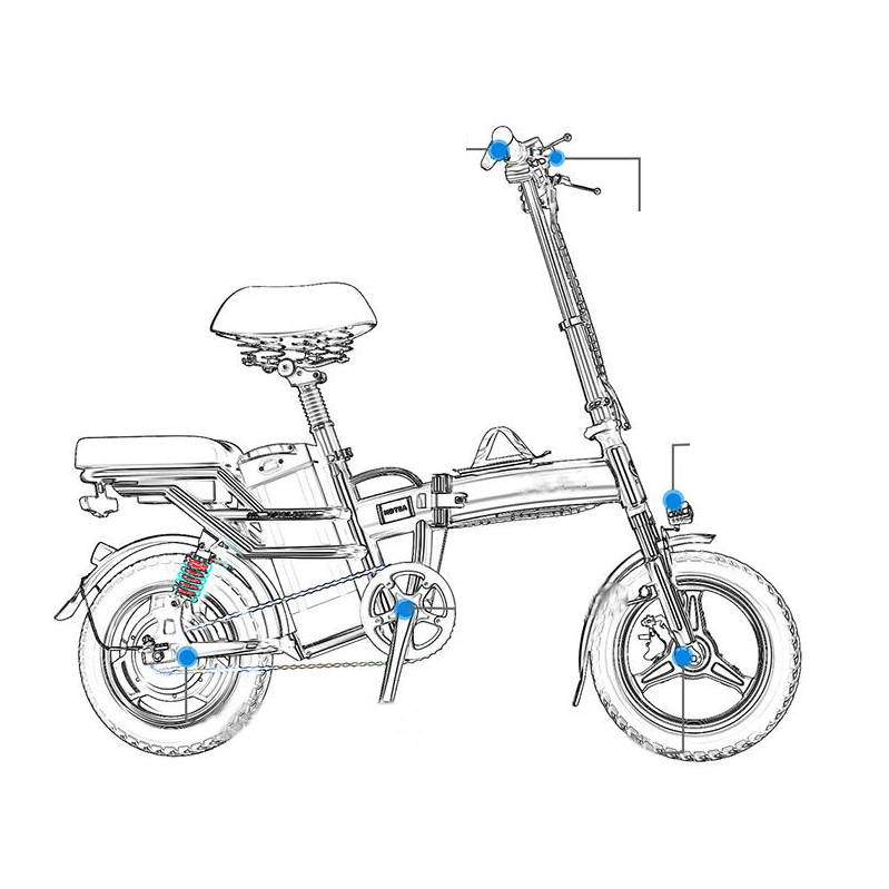 Bike Scooter Scooters Adult Folding Motor City Mobility Kit Dirt Cargo Mountain Fast Self-Balancing Electric Bicycle