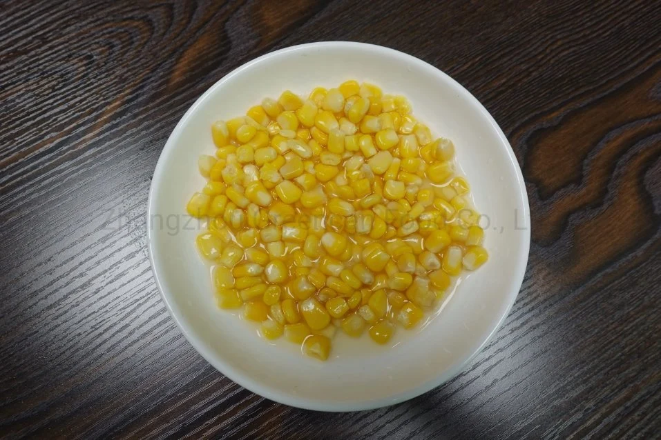 2021 Neues Crop Fresh Sweet Corn Konserven Aus China 340g