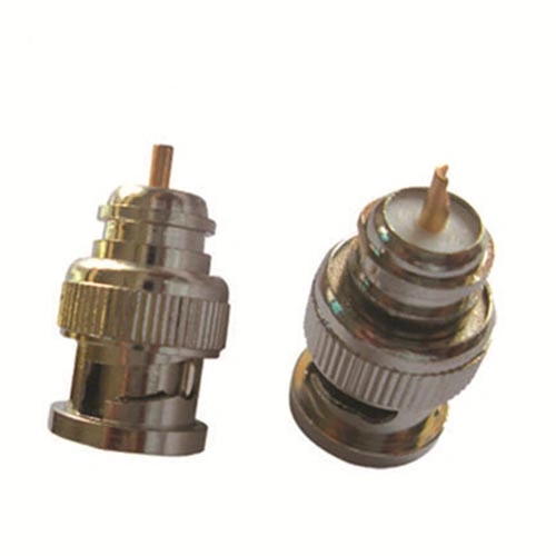 Nickel Plating Metal BNC Male to RCA Male Adapter Connector