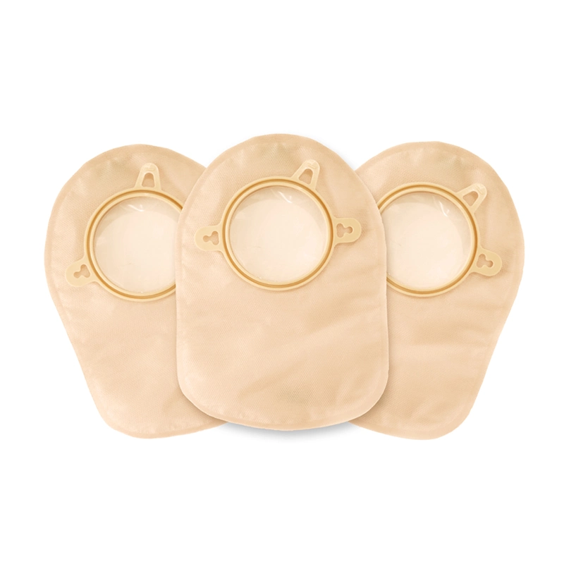 Bluenbon Medical jetable une pièce système sac de colostomie sac d'ostomie