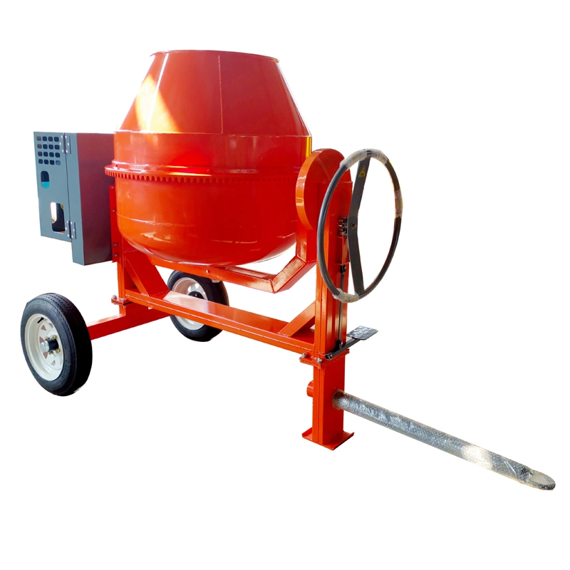 Industrie Elektro Tragbare Zement Mixer Tragbare Beton Mixer Maschine Mini Kleiner Diesel Benzin Mobile Betonmischer