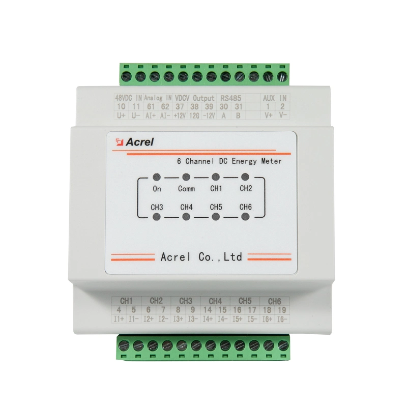 6 Channels DC Energy Meter for Base Station