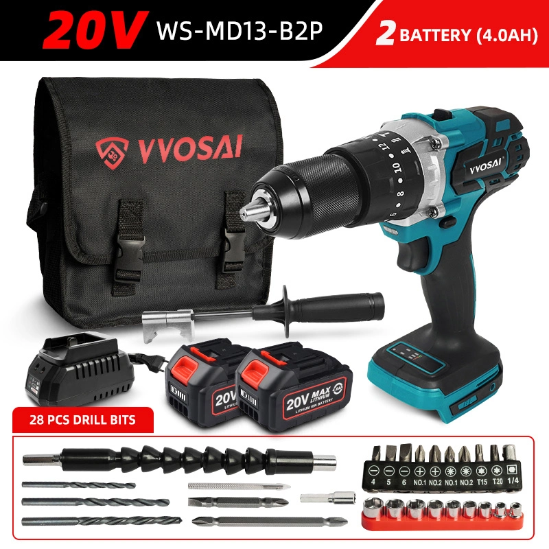 High Satisfaction Durable Vvosai 20V High Efficiency Handheld Power Drill