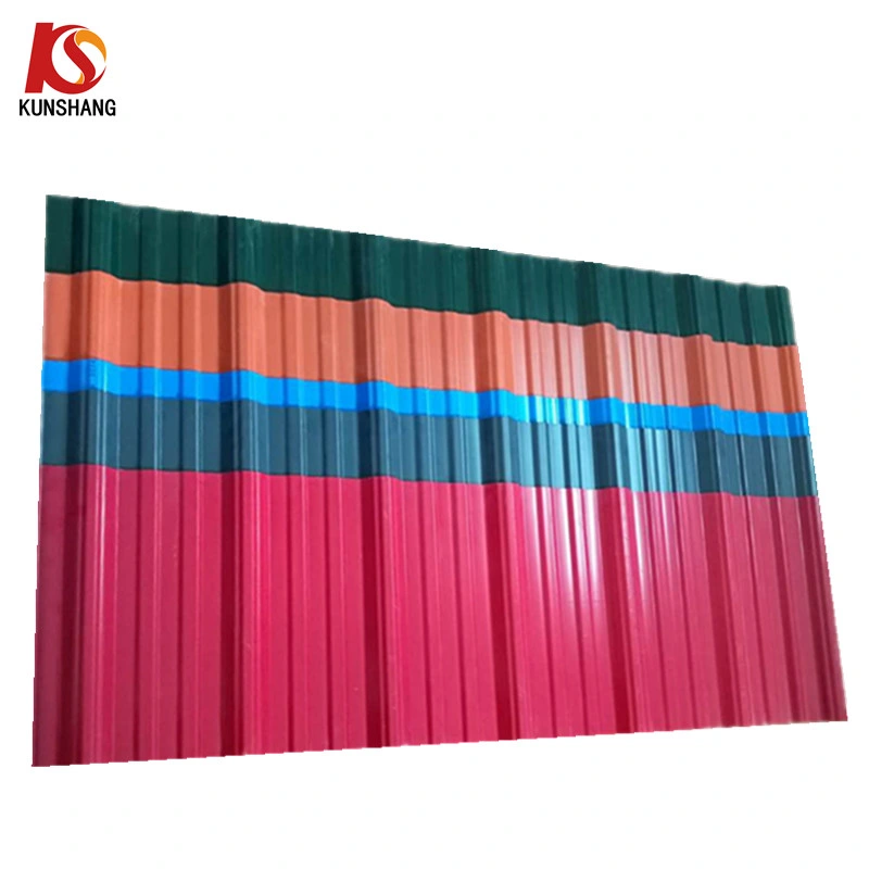 3 Layers Fireproof PVC Corrugated Plastic Roofing/Roof Sheet/Tile