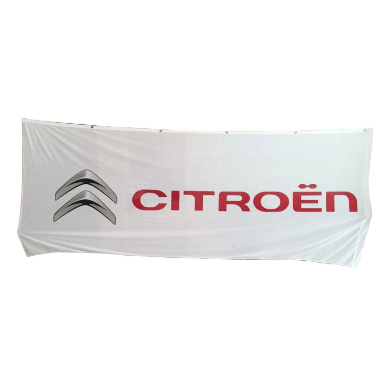 Custom Textile Wholesale Promotion Screen Display Outdoor Flag Flex Canvas Banner UV Protection