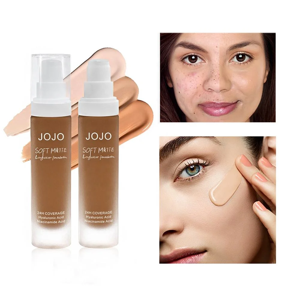 Natürliche Kosmetik Hersteller Custom OEM lang anhaltende wasserdichte natürliche Concealer Face Makeup Liquid Private Label Foundation