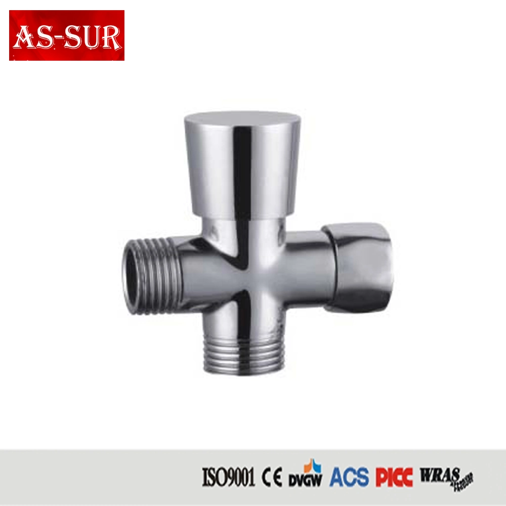 ANSI/DIN Water Tap Chrome Plated Brass Angle Valve A1302