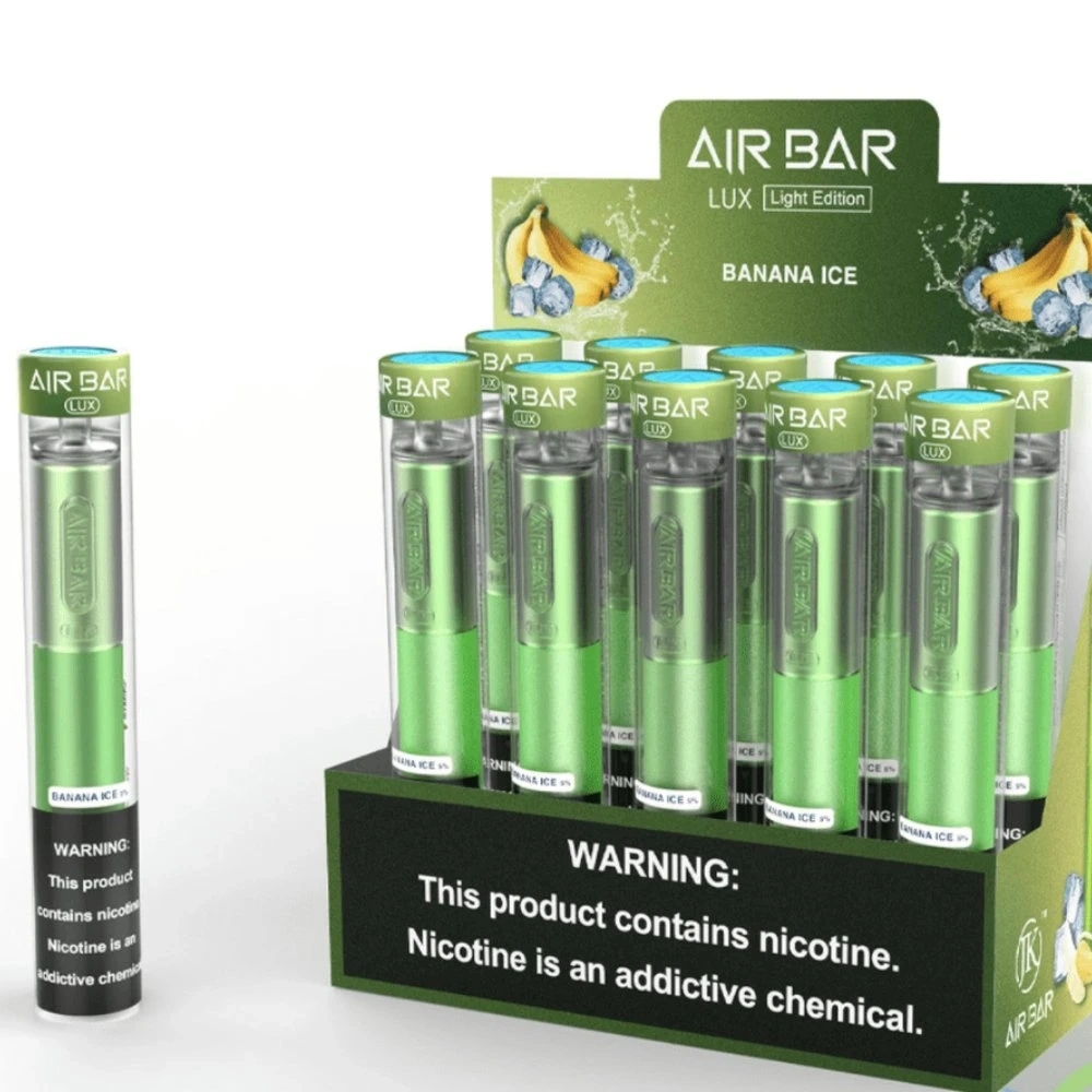 Wholesale/Supplier Disposable/Chargeable Electronic Cigarette Air Bar Lux 2000 Puffs 6% Nic Vape Pen Pod