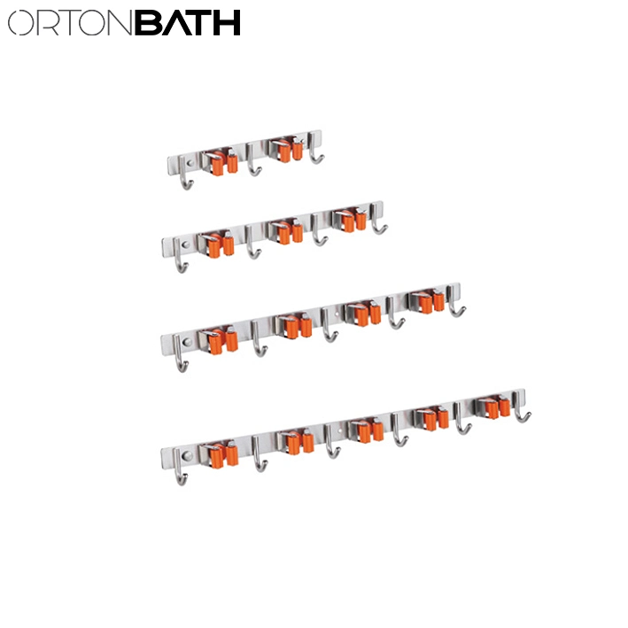 Alliage de zinc en acier inoxydable Ortonbath salle de bain Salle de bains set accessoires matériel crochet