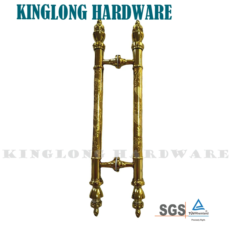 Elegant Design Retro Glass Door Hardware Furniture Crystal Glass Door Gold Single Door Pull Handles