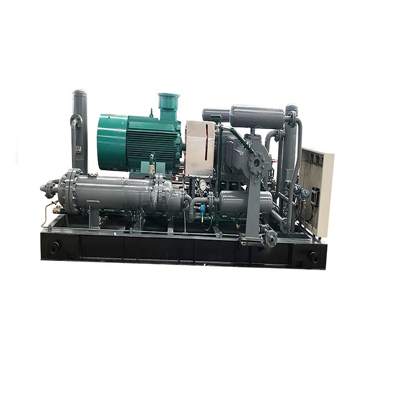Oilless, Reciprocating Piston Type Water-Cooled Natural Gas Compressor