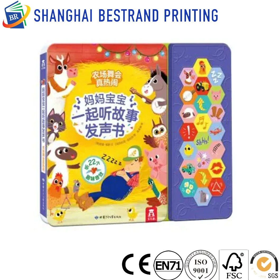 Wholesale Professional Sounds Book Printing with Die-Cut in Low Cost