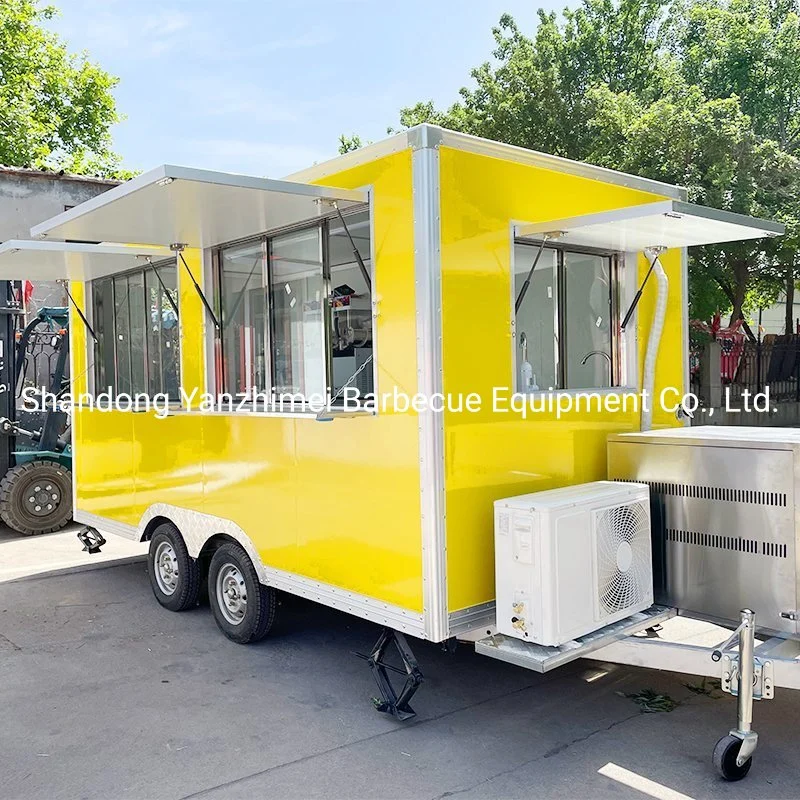 Wholesale Price California Roll Camper Trailer Used Food Truck Food Vending Van Burrito Fast Food Truck Mobile Food Trailer for Sale