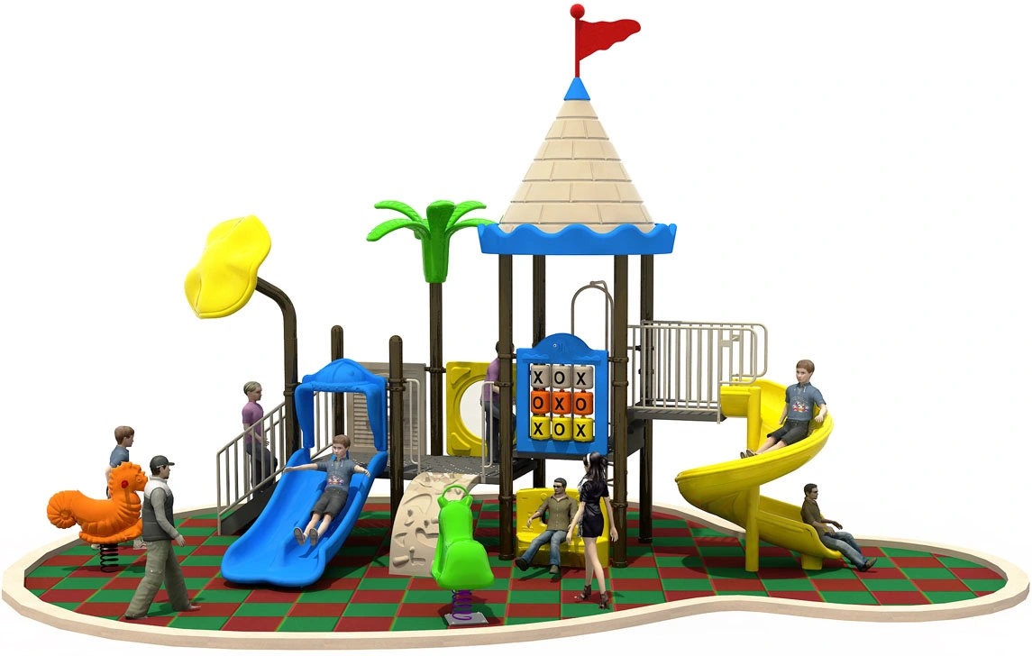 CE Approved Daycare Plastic Toys Outdoor Playground Slide for School