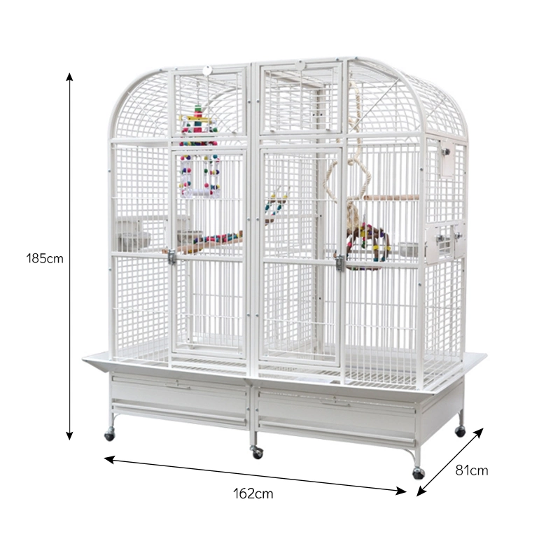 Large Parrot Cage Stainless Steel Strong Bird Breeding Flight Cage for Parrot Macaw