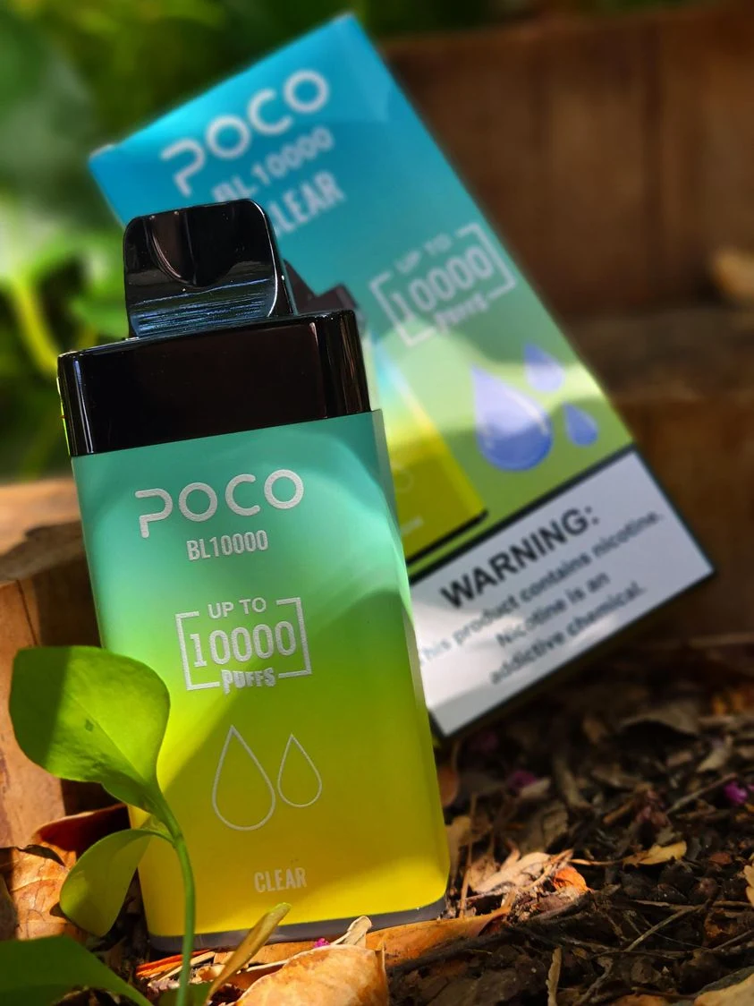 USA Warehouse Wholesale/Supplier Price Poco Bl10000 Custom Vaporizer Vape Pen Airflow Mesh Coil Disposable/Chargeable Vapes Type-C 20ml Fruit Flavors OEM/ODM Available