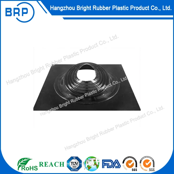 Universal Round Base Pipe Flashing Rubber Flexible Flashing, 3"