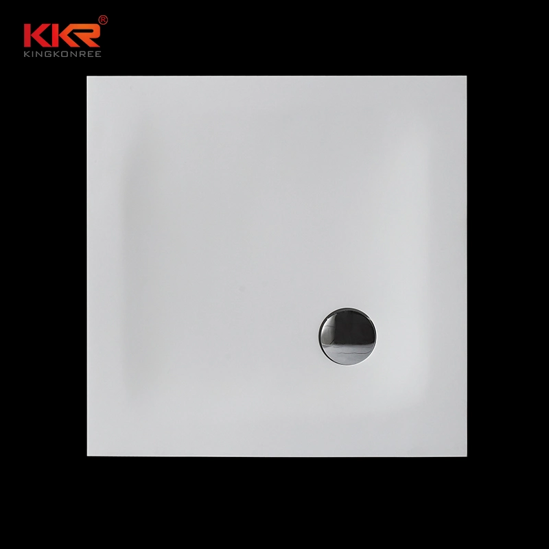 2021 New Bathroom Square Artificial Stone Shower Tray