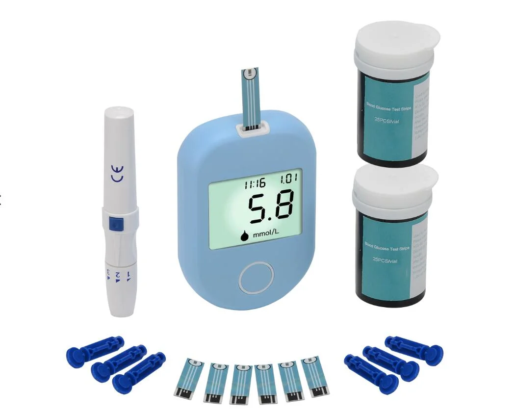 Blood Glucose Meter Medical Device for Measuring Blood Sugar Glucometer