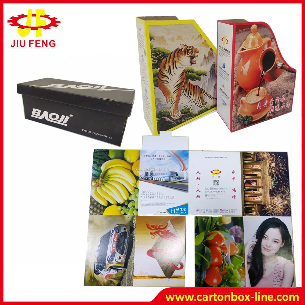 Automatic High Speed Printer Folder Gluer Inline D-Star Vacuum Transfer Top Printing Machine