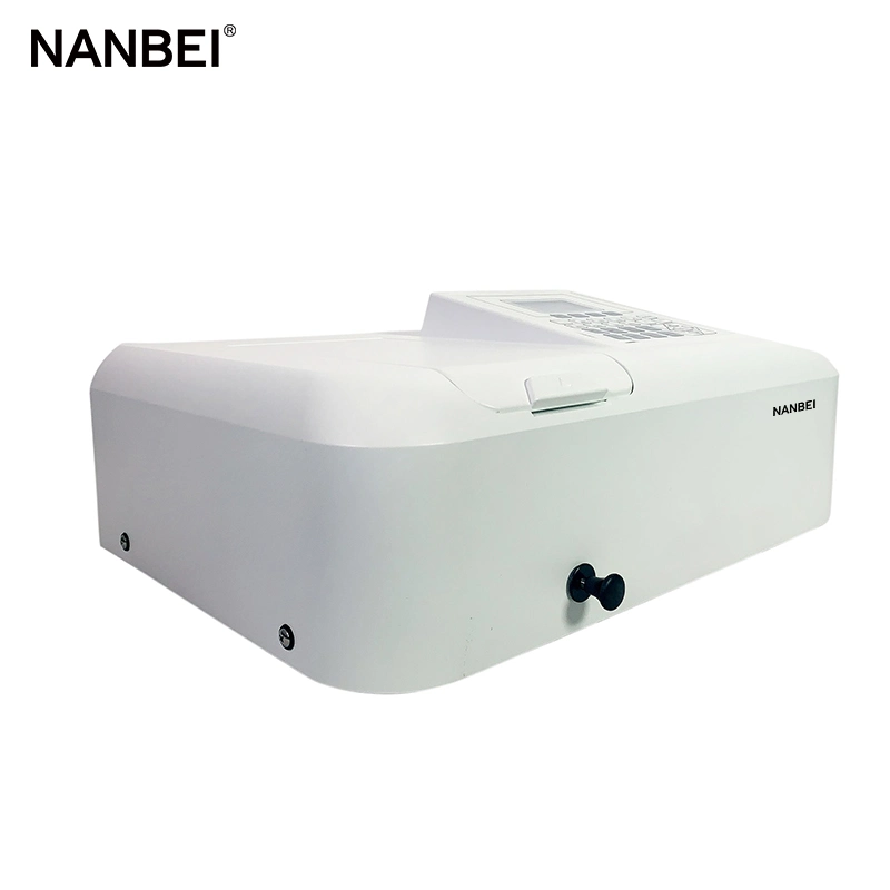 Nanbei UV Visible Spectrophotometer Laboratory Spectrometer Device Single Beam UV Vis Spectrophotometer