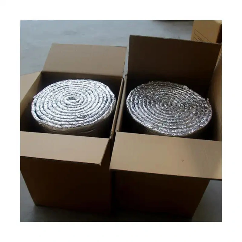 Manta de fibra cerámica térmica con todas las partes Al Manta de Fibra cerámica recubierta de aluminio