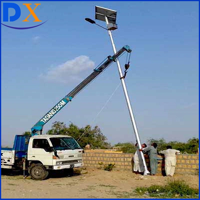 8m 60W LED Solar Street Light with Solar Street Light Battery