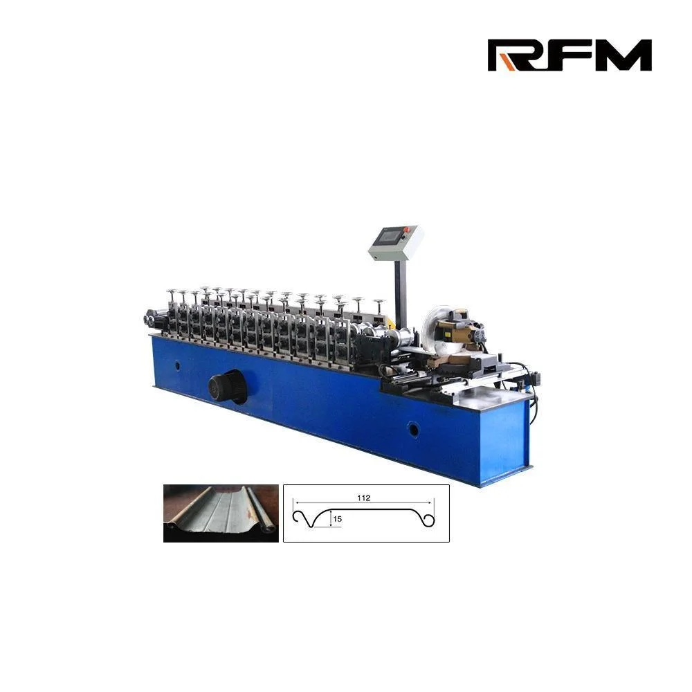 High Standard 118 mm Different Thickness Metal Shutter Door Roll Forming Machine Flying Saw Cutting