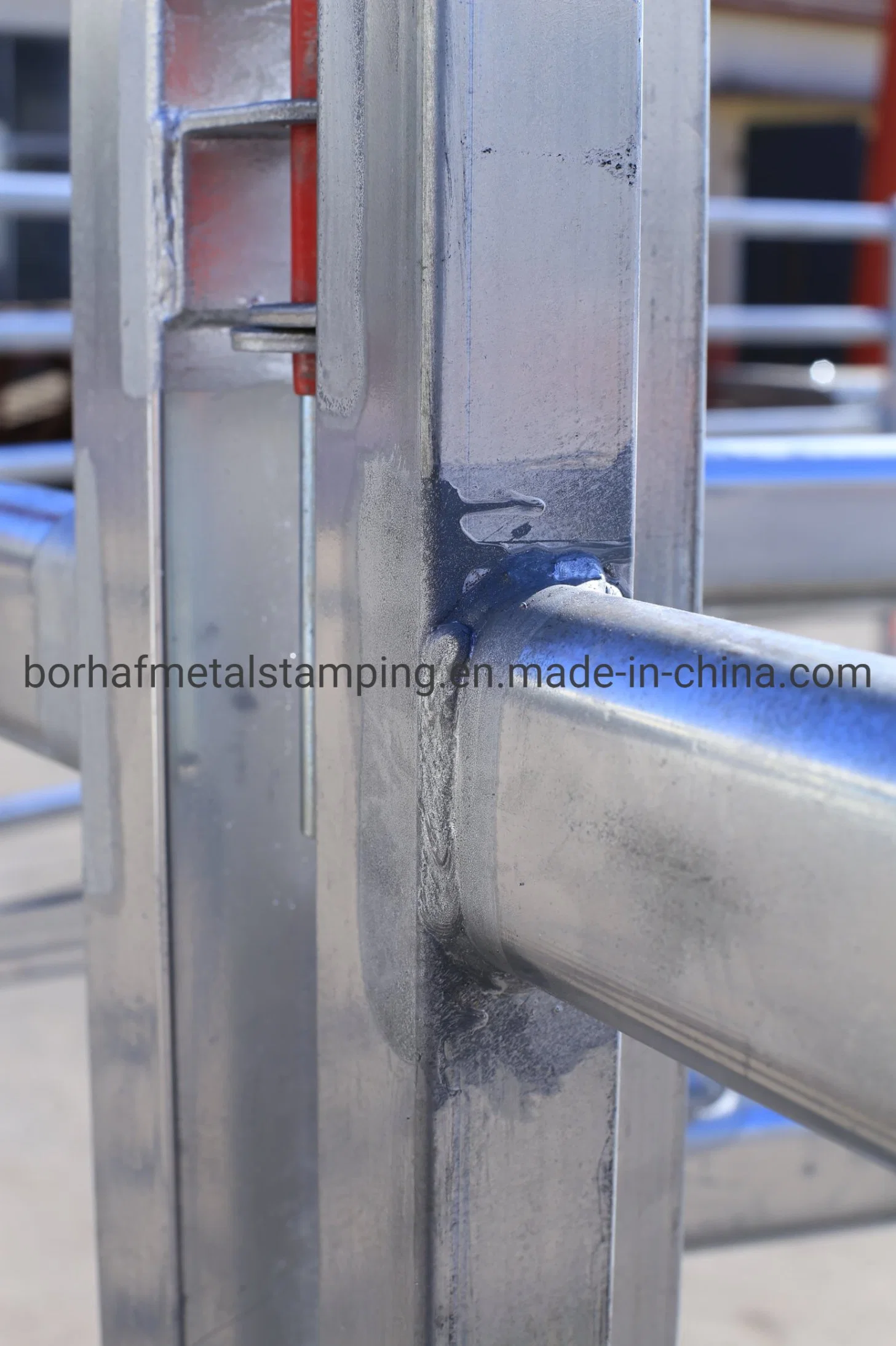 Hot-DIP Galvanized Steel Cattleman Gates Bolt on Strike Plate for Spring Latch