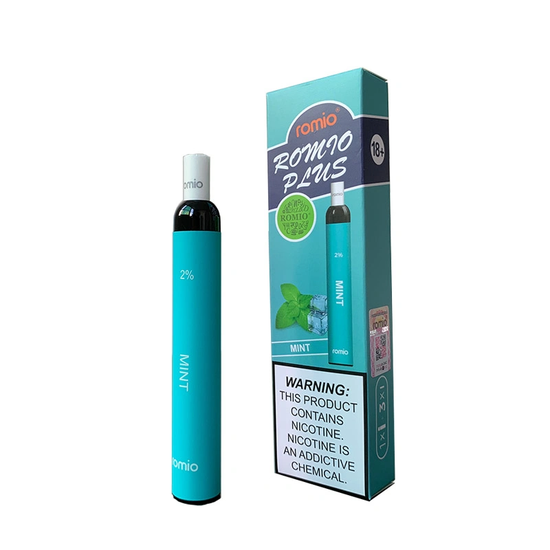 Haut de la qualité 500 bouffées Romi0 Plus Vape stylo jetable de 2 % de la nicotine Romi0 Plus avec de gros de 18 saveurs de la Chine