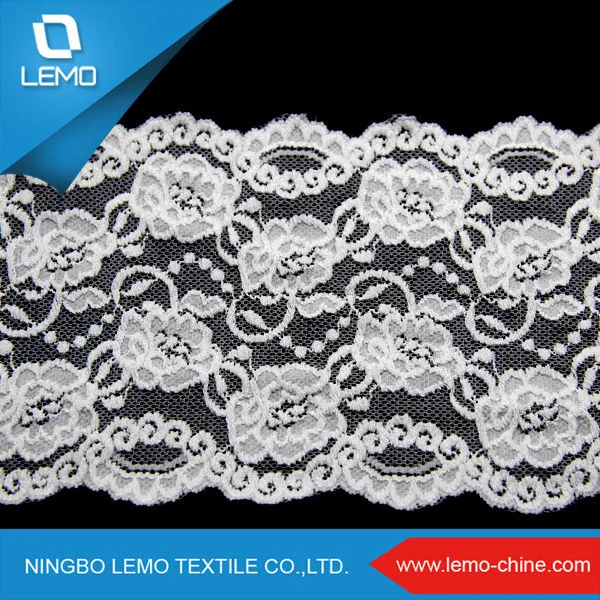 Tricot Lace From China Elastic Fabric Cord Lace