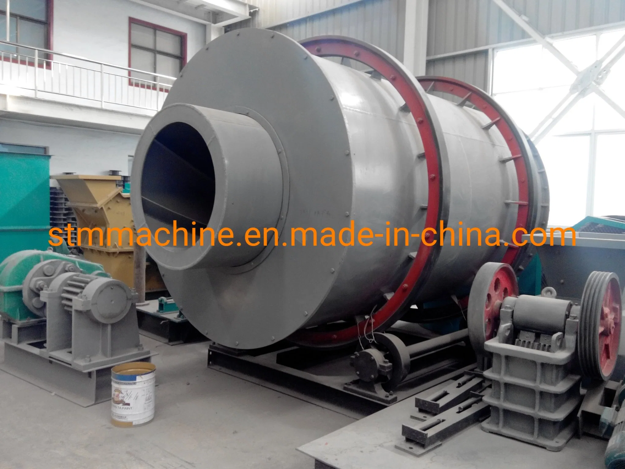 High Efficiency Limonite Iron Ore Sand Three Drum Cylinder Rotary Dryer Drying Equipment