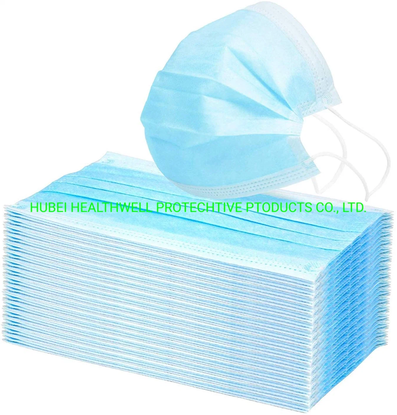 Non Woven Disposable Blue Face Mask with Earloop