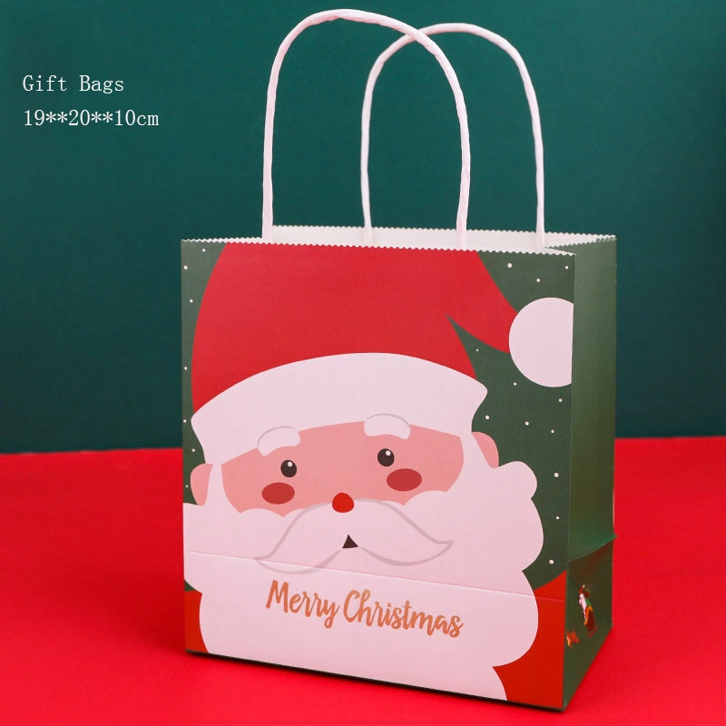 Recycled Printed Shopping Paper Bag Christmas Gift Paper Bag